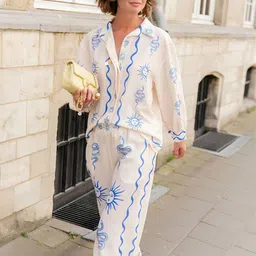 Routes by All About You Printed Shirt With Trousers Co-Ords-36