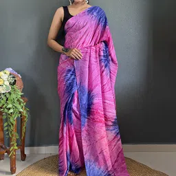 KAYOMMI Abstract Pure Chiffon Ready to Wear Saree-image-19