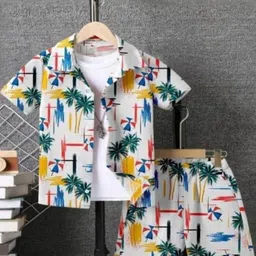 Ocvito Boys Shirt with Shorts Set-picture-24