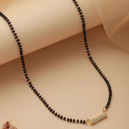 Anouk Gold-Plated Crystals Mangalsutra-51