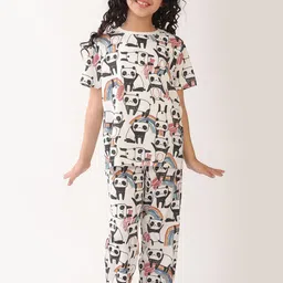 Anthrilo Girls Printed Night suit-43