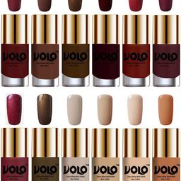VOLO Set Of 12 Extra Shine Nail Polish-  9.9ml Each-Combo-No-358-11