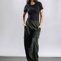 ONEWAY Women Mid-Rise Regular Fit Cargo Pants-image-22