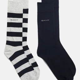 GANT Men Pack Of 2 Striped Calf Length Socks-34