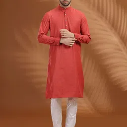 Modi Kurta Men Solid Daily Straight Kurta-picture-0