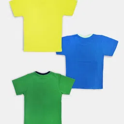 Here&Now X Game Begins Boys Set of 3 Assorted Printed T-shirts image 4