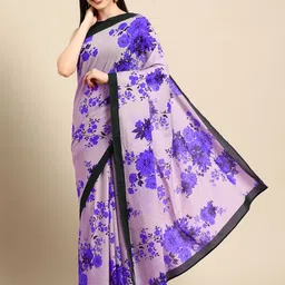 BUTA BUTI Floral Printed Pure Cotton Saree-image-30