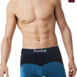 COOLZY Pack Of 2 Color Block Antibacterial Trunks - SEOCSOTNK2K495-S-picture-1