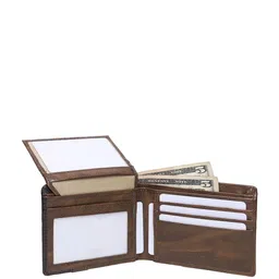 JND Men Textured Bi-Fold Wallet with Multiple Card Slots image 4