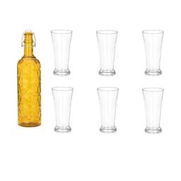 SOMIL Yellow Glass Airtight Can Bottle-image-99