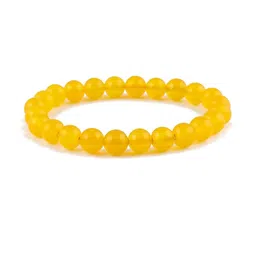 VIBESLE Unisex Ceramic Crystals Elasticated Bracelet-58