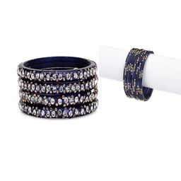 SOMIL Women Blue Bangle-image-10