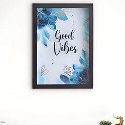 Home Centre Spectrum Zippy Blue & White Printed Wall Photo Frame-6