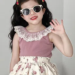 LULU & SKY Girls Solid Sleeveless Regular Top-image-13