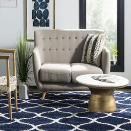 Banchmark Home Furnishings Blue Geometric Handmade Woollen Carpet-picture-11