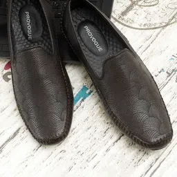 Provogue Men Textured Loafers-image-97