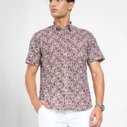indus route by Pantaloons Men Floral Printed Casual Shirt-image-35
