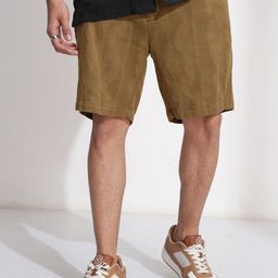 HIGHLANDER Men Mid-Rise Knee Length Regular Shorts-image-28