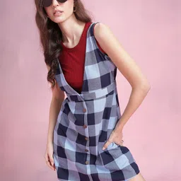 DressBerry Self-Checked Dress-picture-3