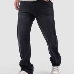 Beyoung Men Black Whisker Bootcut Mid-Rise Jeans-image-36
