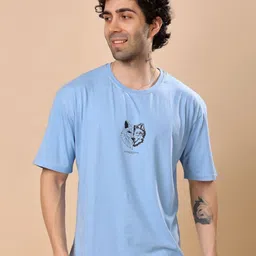 Moda Rapido X-Dry Soft Round Neck Oversized T-shirt-image-3