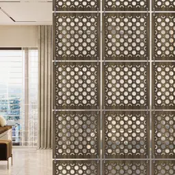 RANDOM Brown Geometric Window Blinds-picture-13