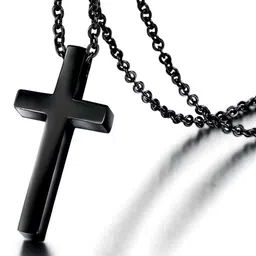 APUNKA D FASHION Unisex Cross Pendant With Chain-image-18