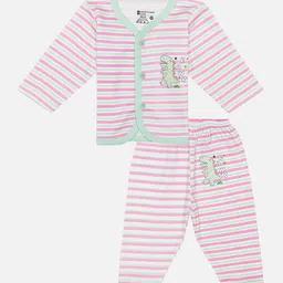 Bodycare Kids Unisex Kids Striped Shirt with Trousers-image-56