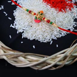 DeoDap Unisex 3 Pieces Floral Rakhi Gift Set-image-93