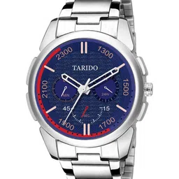 TARIDO Men Patterned Dial & Bracelet Style Straps Analogue Watch TD9519SM04-8