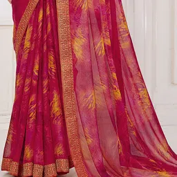 Pandadi Saree Abstract Printed Woven Design Sarees image 5