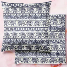 ArtzFolio Multicoloured Set of 2 Velvet Square Cushion Covers-picture-19