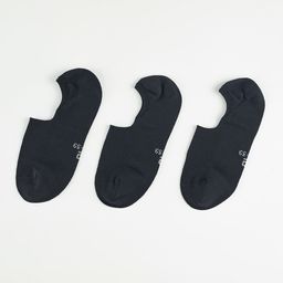 Decathlon Pack of 3 Eco Black Invisible Walking Socks-picture-0