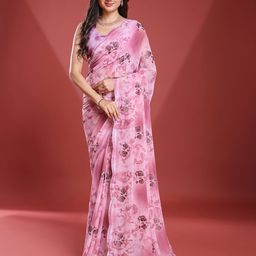 KALINI Abstract Beads and Stones Pure Georgette Saree-image-15