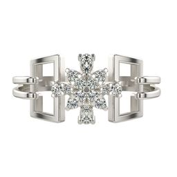 VALANOVA Women 18 Kt White Gold & Certified Lab Grown 0.17cts Diamond Ring 2.54 gm-image-18