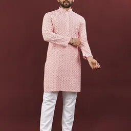 WELL TEX Men Men Abstract Printed Kurta-picture-3
