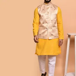 PRINTCULTR Men Regular Pure Cotton Kurta with Trousers-picture-18