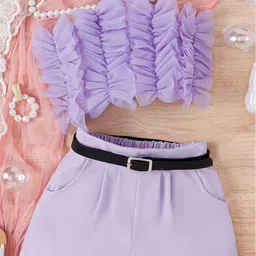 LULU & SKY Girls Top with Shorts-image-73