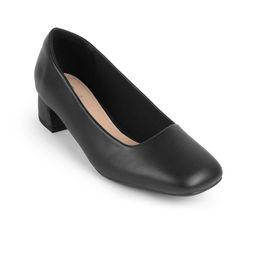 Tresmode Leather Work Block Pumps-25