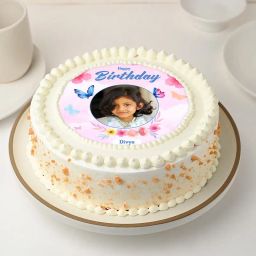 Personalised Birthday Butterscotch Cake-image-99