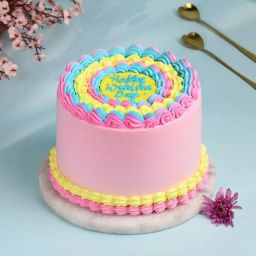 Vibrant Delight Womens Day Cake-image-92