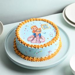 Fatherhood Nostalgia Cream Cake-image-20