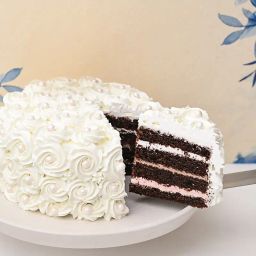Beautiful Floral Blackforest Pearl Cake-image-25