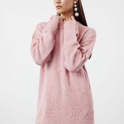 Trendyol Women Embroidered Longline Pullover with Embellished Detail-image-97