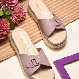JodyHub Embellished Wedge Sandals-26