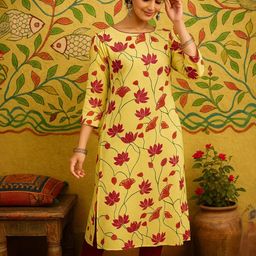 Maaesa Women Floral Printed Kurta-picture-31