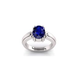 Pranjal Gems Unisex 8.25 Ratti Neelam Sapphire Gemstone Studded Finger Ring-image-72