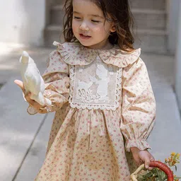 LULU & SKY Floral Print A-Line Dress-image-49