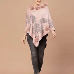 Mafadeny Women Printed Poncho-picture-25