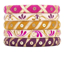 Taasha Craft Set Of 5 Beaded Bangles image 2